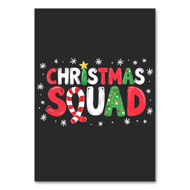 Numeração De Mesa Confronto Familiar de Natal (Frente)