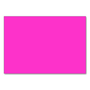 Numeração De Mesa Cor Rosa Quente Cintilante Personaliza-A!