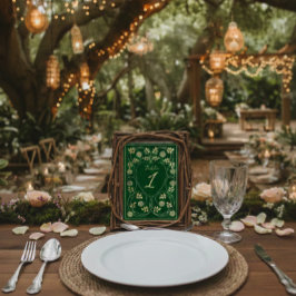 Numeração De Mesa Corações Florais Dourados Medievais e Casamento co