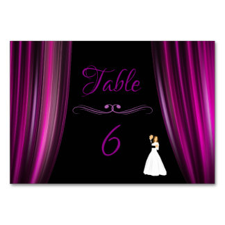 Numeração De Mesa Cortina de teatro