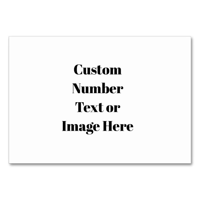 Numeração De Mesa Crie Os Números Da Sua Própria Tabela De Casamento (Frente)