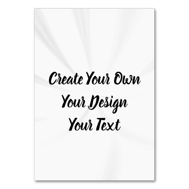 Numeração De Mesa Crie seu próprio personalizado (Frente)