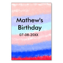 Data de adição de nome de aniversário de garoto am