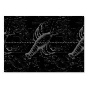 Numeração De Mesa Decoração 1690 de Hevelius da constelação do