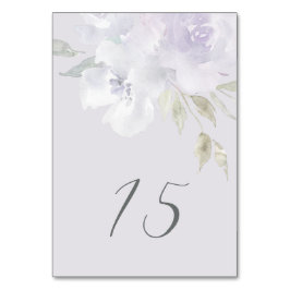 Numeração De Mesa Delicar Quinceanera Floral Roxo