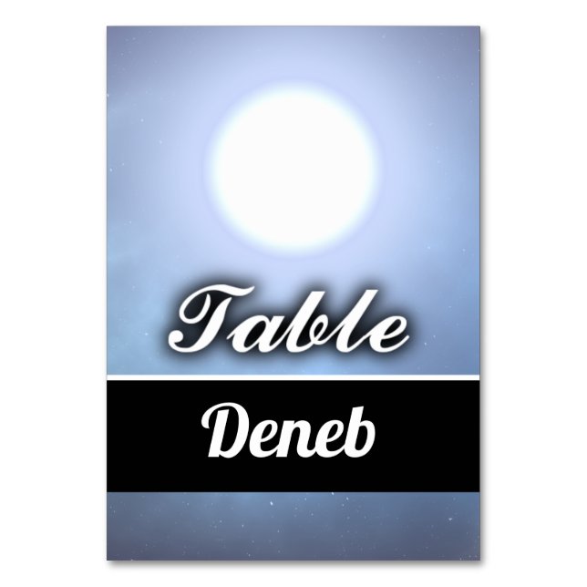 Numeração De Mesa Deneb (Frente)