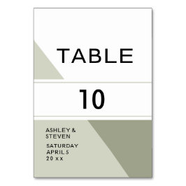 Numeração De Mesa Design geométrico