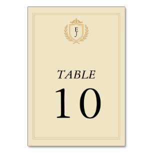 Numeração De Mesa Detenção Elegante De Dinheiro Antigo - Casamento D