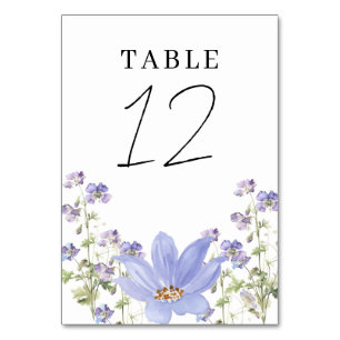 Numeração De Mesa Dreamy Lilac Mesa Local Número
