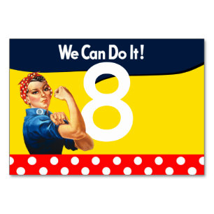 Numeração De Mesa É o seu suprimento personalizado do Rosie Party