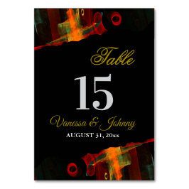 Numeração De Mesa Elegant Classic Modern Trendy Pattern #903 Wedding