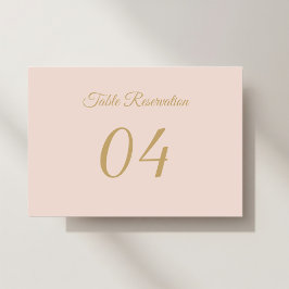 Numeração De Mesa Elegant wedding placeholder