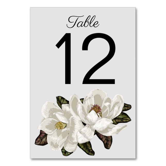 Numeração De Mesa Elegante (Frente)