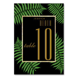 Numeração De Mesa Elegante Aniversário de Bracken com Classe