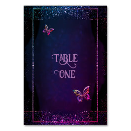 Numeração De Mesa Elegante Mauve e Dourado Casamento