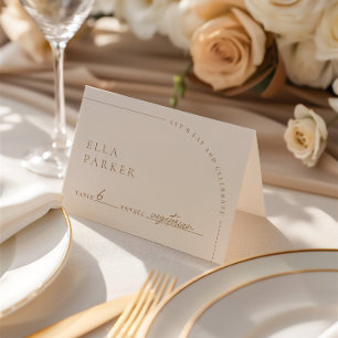 Numeração De Mesa Elegante Moderno Minimalista Boho Casado Guest Pla