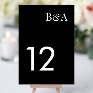 Numeração De Mesa Elegante Simples Simples De Alta Definição Simples