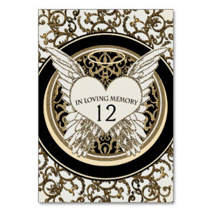 Numeração De Mesa Em memória de amor