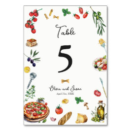 Numeração De Mesa Esse é um número de tabela italiano personalizado