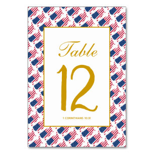 Numeração De Mesa ESTADOS UNIDOS AMÉRICA Celebração de Banquete Casa