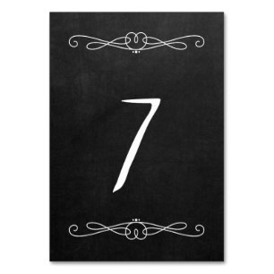 Numeração De Mesa Estilo 3,5" do quadro x 5" #7
