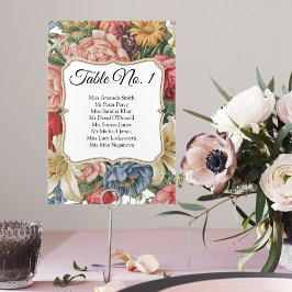 Numeração De Mesa Estilo de Regência do Regencycore do Gráfico de Ba