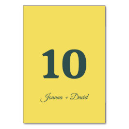 Numeração De Mesa Estilo minimalista | Calliografia Font Wedding