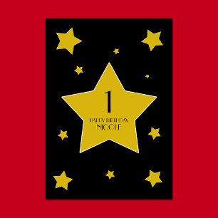 Numeração De Mesa Estrelas de Filme da Festa de aniversário Hollywoo