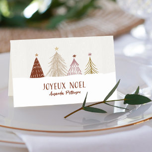 Numeração De Mesa Etiqueta de presente de Natal personalizada ou car