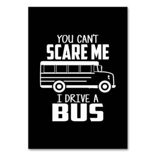 Numeração De Mesa Eu Dirigo Um Ônibus