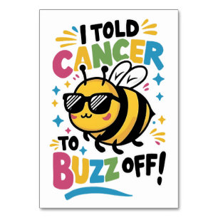 Numeração De Mesa Eu disse ao Cancer para o Buzz sair