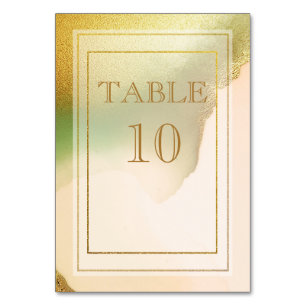 Numeração De Mesa Fab Chartreuse Abstrato Incrível Casamento