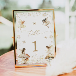 Numeração De Mesa Fairy Birthday Boho