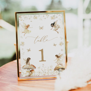 Numeração De Mesa Fairy Birthday Boho