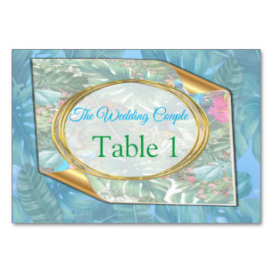 Numeração De Mesa Fantasia Whimsical World com Flavor Tropical