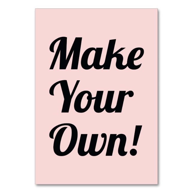 Numeração De Mesa Fazer uma impressão personalizada (Frente)