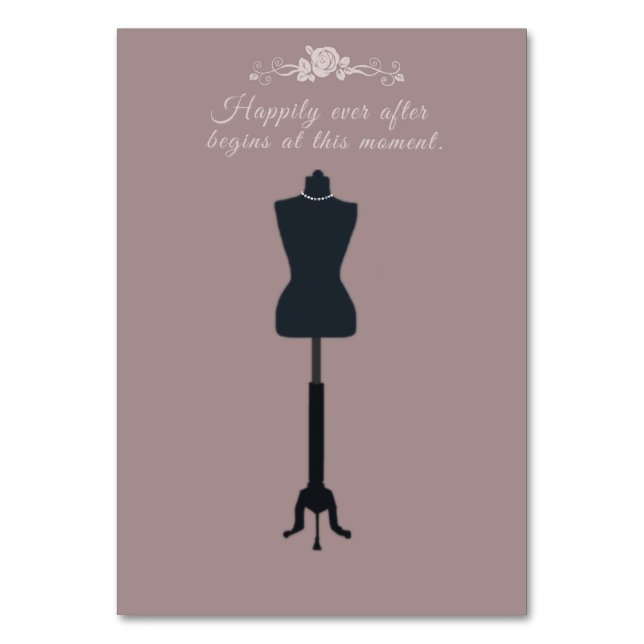 Numeração De Mesa Felicidade Para Sempre (Verso)