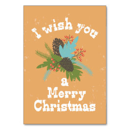 Numeração De Mesa Feliz Natal Decor