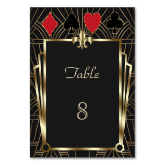 Numeração De Mesa Festa de aniversário de 40 anos do Poker Casino Ro