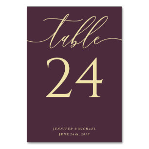 Numeração De Mesa Figueira da Meia-Noite Móveis Simples e Elegantes