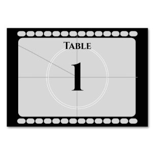Numeração De Mesa Fita