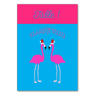 Numeração De Mesa Flamingos Flamingo Belles