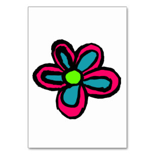 Numeração De Mesa Flor Rosa Fofa
