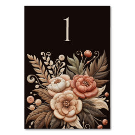 Numeração De Mesa Flores para casamentos Ocidentais do País