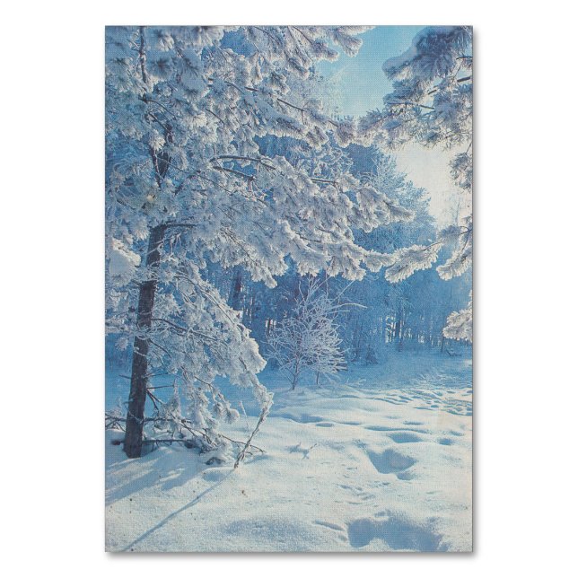 Numeração De Mesa Floresta de inverno na União Soviética (Frente)