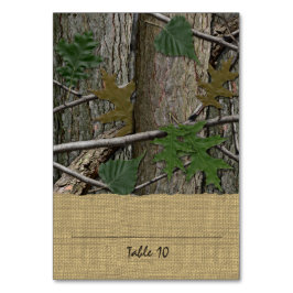 Numeração De Mesa Folhas de Latido de árvore e Placa de local de sub