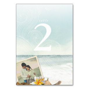 Numeração De Mesa Foto Caprichosa da Praia
