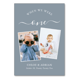 Numeração De Mesa Foto do Casal dos Anos Foto da Tabula Moderna de C