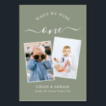 Numeração De Mesa Foto do Casal dos Anos Foto da Tabula Moderna de C<br><div class="desc">Lembre-se e divirta-se com seus números de recepções de casamento - Esses elegantes números simples de tabelas lhe dão a opção de incluir uma fotografia da noiva e do noivo na mesma idade que o número da mesa, o nome da noiva e do noivo e a data do casamento. A...</div>