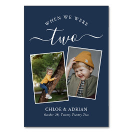 Numeração De Mesa Foto do Casal dos Anos Foto da Tabula Moderna de C